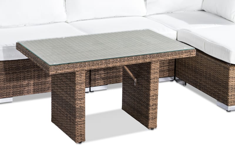 Bahamas Loungegruppe 5-seter - Sand Bord Divan - Hage - Utemiljø - Veranda & terrasse - Verandamøbler