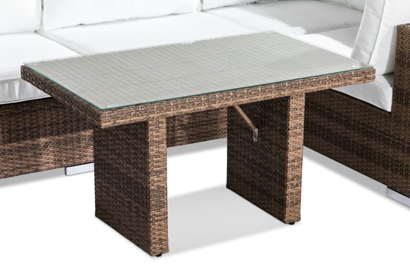 Bahamas Loungegruppe 5-seter - Sand Bord Lenestol - Hage - Utemiljø - Veranda & terrasse - Verandamøbler