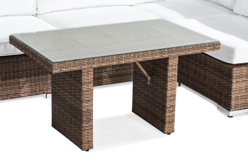 Bahamas Loungegruppe 5-seter - Sand Bord Lenestol - Hage - Utemiljø - Veranda & terrasse - Verandamøbler