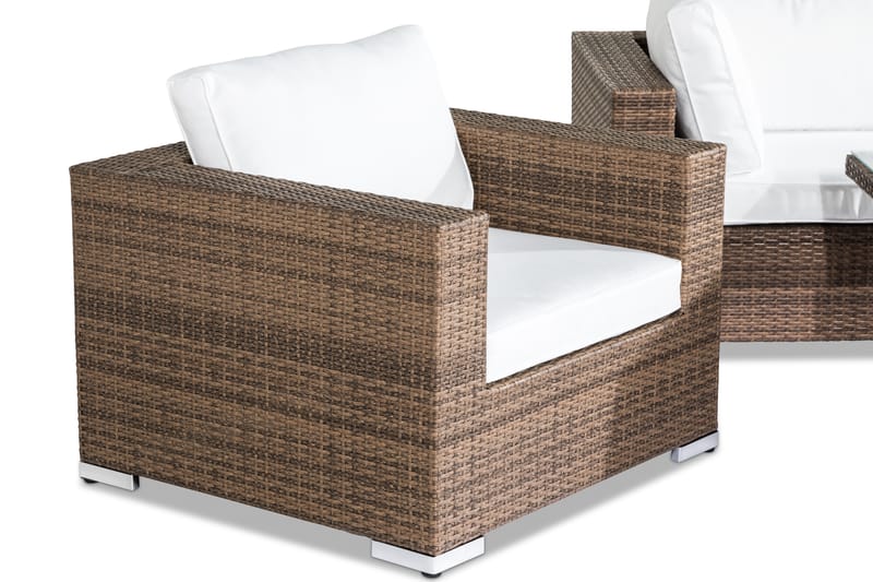 Bahamas Loungegruppe 5-seter - Sand Bord Lenestol - Hage - Utemiljø - Veranda & terrasse - Verandamøbler