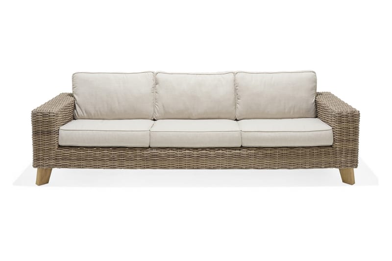 Bahamas Loungegruppe 6-seter - Beige - Hage - Utemiljø - Veranda & terrasse - Verandamøbler
