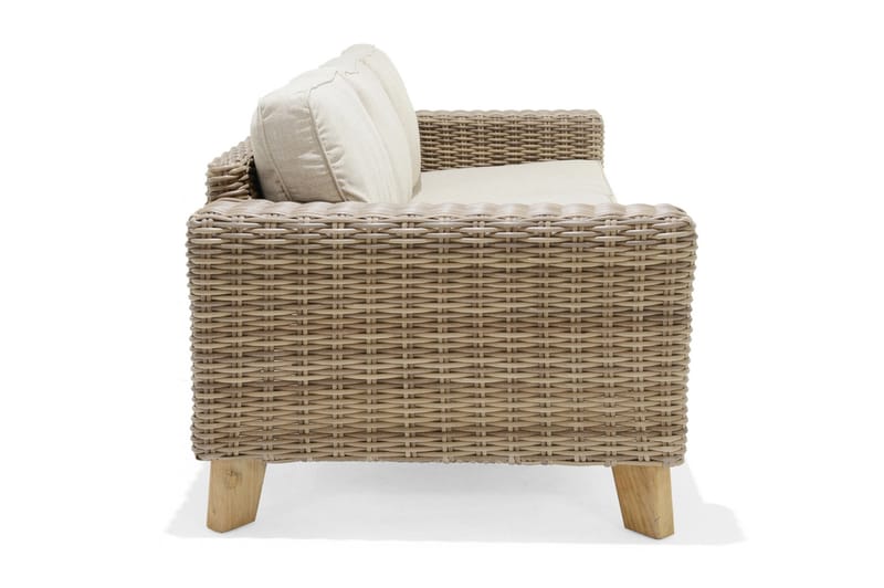 Bahamas Loungegruppe 6-seter - Beige - Hage - Utemiljø - Veranda & terrasse - Verandamøbler
