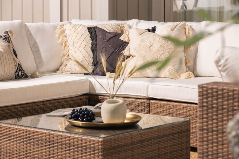 Bahamas Loungegruppe - Kunstrotting Sand - Hage - Utemiljø - Veranda & terrasse - Verandamøbler