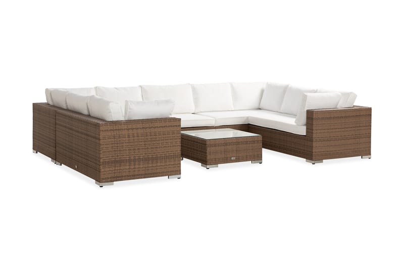 Bahamas Loungegruppe - Kunstrotting Sand - Hage - Utemiljø - Veranda & terrasse - Verandamøbler