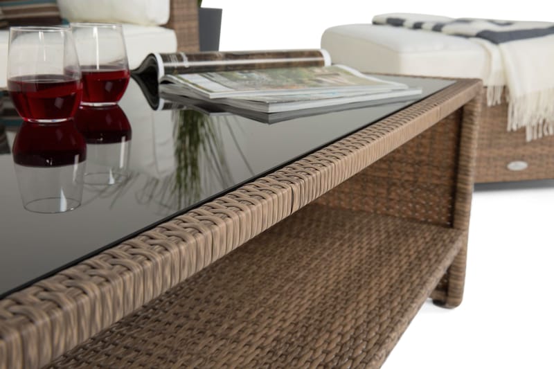 Bahamas Loungegruppe - Kunstrotting Sand - Hage - Utemiljø - Veranda & terrasse - Verandamøbler