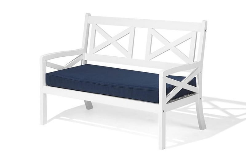 Baltic Loungegruppe 100 cm - Hvit - Verandamøbler - Sofagruppe utendørs - Loungesett