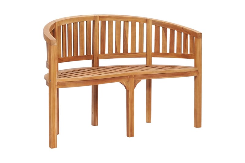 Bananformet hagesofagruppe 3 deler heltre teak - Brun - Hagemøbler - Loungemøbler - Loungesett