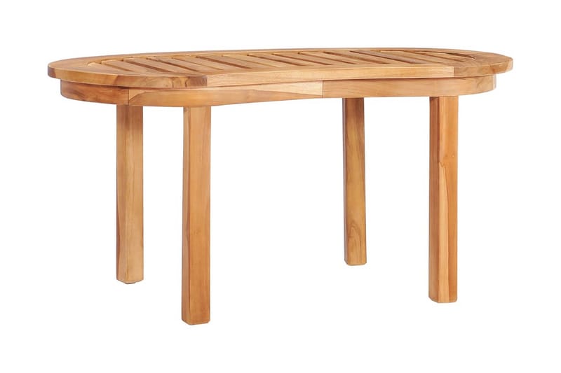 Bananformet hagesofagruppe 3 deler heltre teak - Brun - Hagemøbler - Loungemøbler - Loungesett