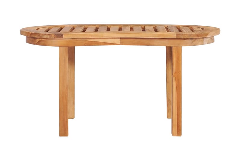 Bananformet hagesofagruppe 3 deler heltre teak - Brun - Hagemøbler - Loungemøbler - Loungesett