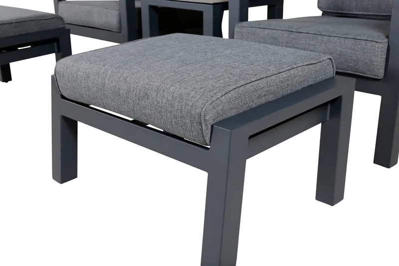 Barcelona Loungegruppe - Svart - Hagemøbler - Loungemøbler - Loungesett