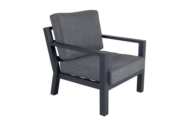 Barcelona Loungegruppe - Svart - Hagemøbler - Loungemøbler - Loungesett