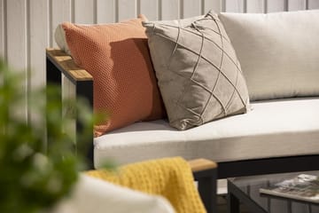 Bullerö Loungegruppe - Svart/Teak - Hagemøbler - Loungemøbler - Loungesett