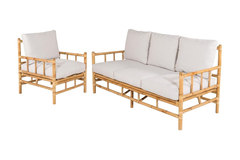 Cane Loungegruppe Brun - Venture Home - Verandamøbler - Sofagruppe utendørs - Loungesett
