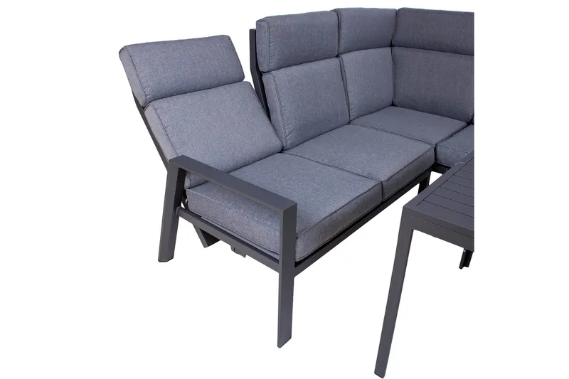 Casten Hagesett Mørkegrå - Hagemøbler - Loungemøbler - Loungesett