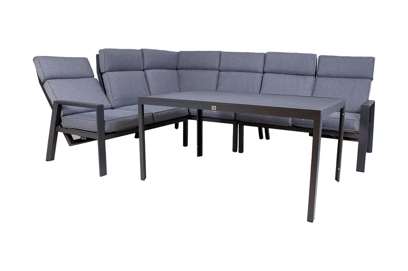 Casten Hagesett Mørkegrå - Hagemøbler - Loungemøbler - Loungesett