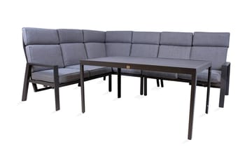 Casten Hagesett Mørkegrå - Hagemøbler - Loungemøbler - Loungesett
