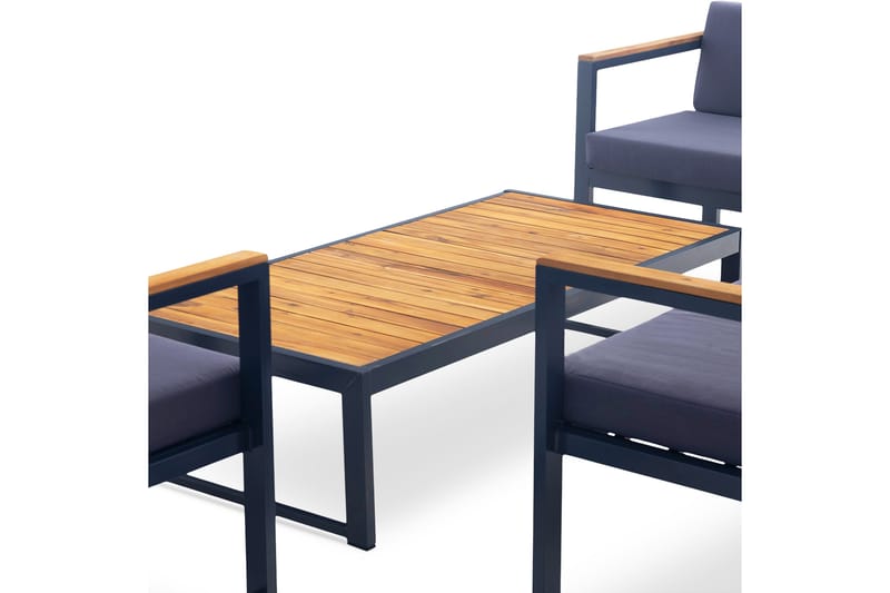 Dalarö Loungegruppe 4-seters Blå - Lyfco - Hagemøbler - Loungemøbler - Loungesett