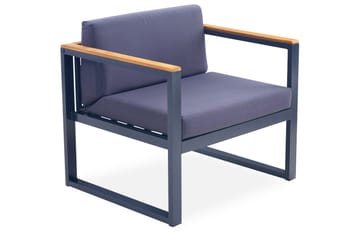 Dalarö Loungegruppe 4-seters Blå - Lyfco - Hagemøbler - Loungemøbler - Loungesett
