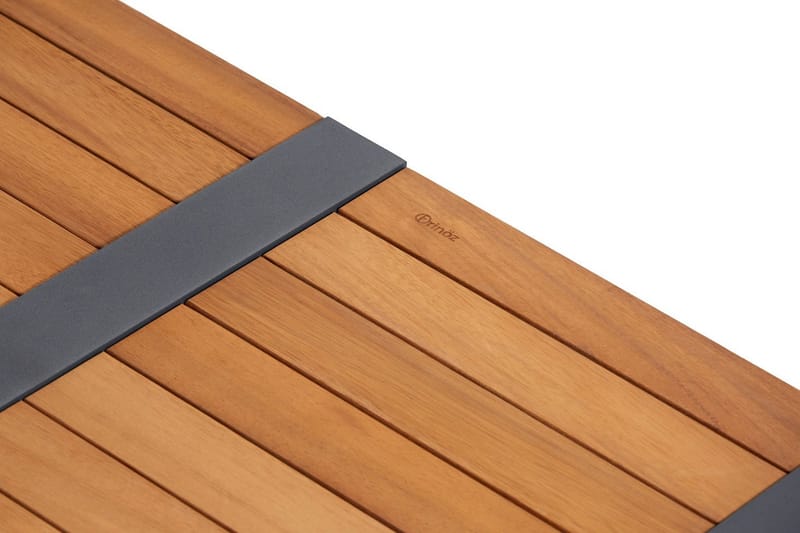 Dereseki Hjørneloungegruppe 5-seters - Grå / Svart - Hagemøbler - Loungemøbler - Loungesett