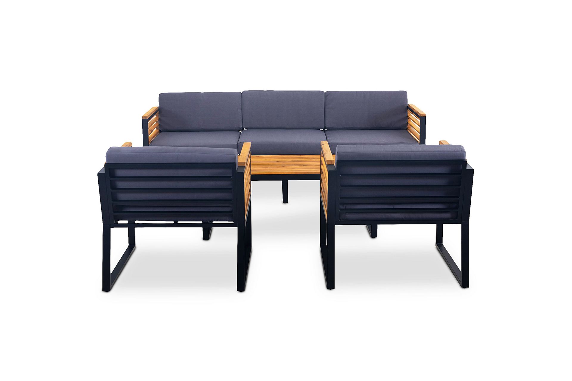 Duvholmen Loungegruppe 5-seters Brun - Lyfco - Hagemøbler - Loungemøbler - Loungesett