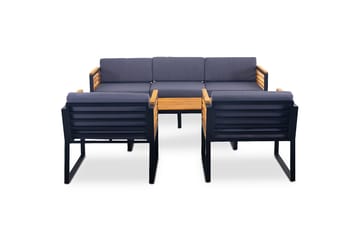 Duvholmen Loungegruppe 5-seters Brun - Lyfco - Hagemøbler - Loungemøbler - Loungesett