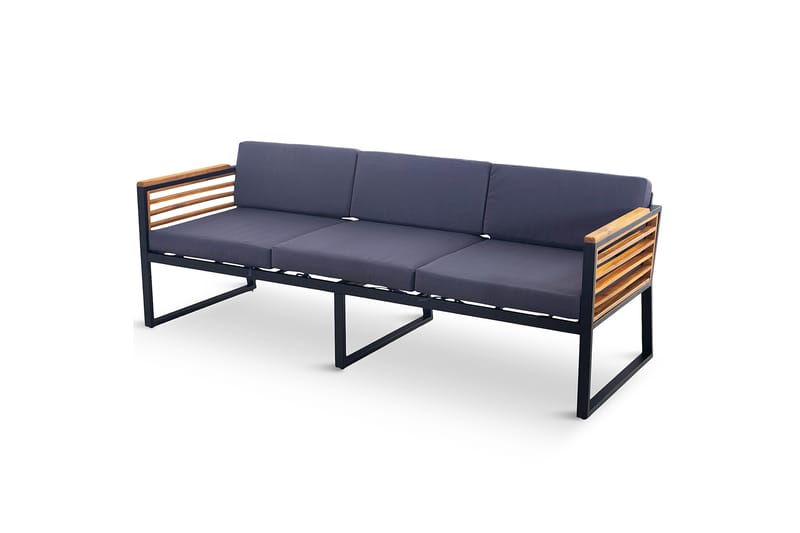 Duvholmen Loungegruppe 5-seters Brun - Lyfco - Hagemøbler - Loungemøbler - Loungesett