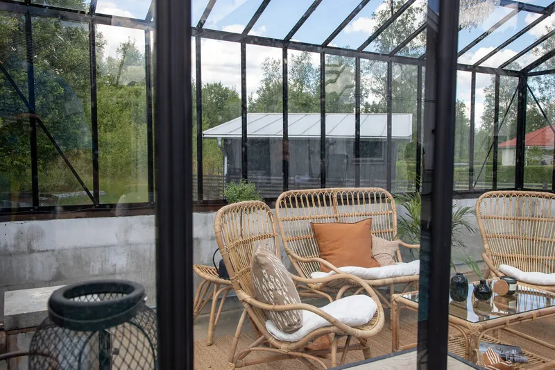 Ella Loungegruppe med Puter - Tre/natur - Hagemøbler - Loungemøbler - Loungesett