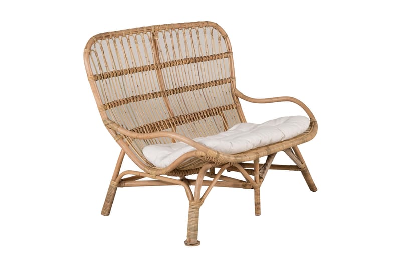 Ella loungegruppe med puter - Tre/natur - Hagemøbler - Loungemøbler - Loungesett