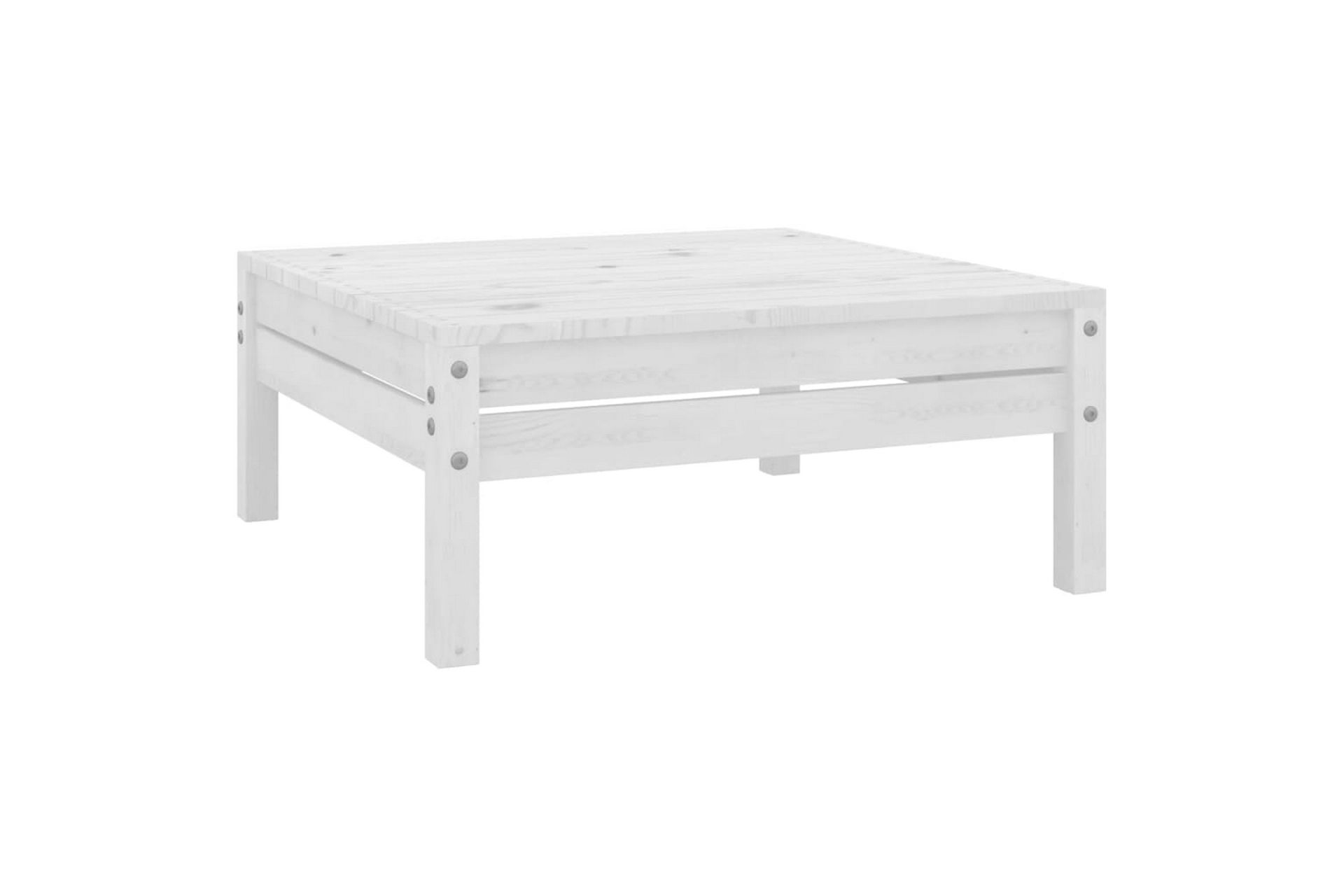 Hagesofagruppe 13 deler hvit heltre furu - Hvit - Hagemøbler - Loungemøbler - Loungesett