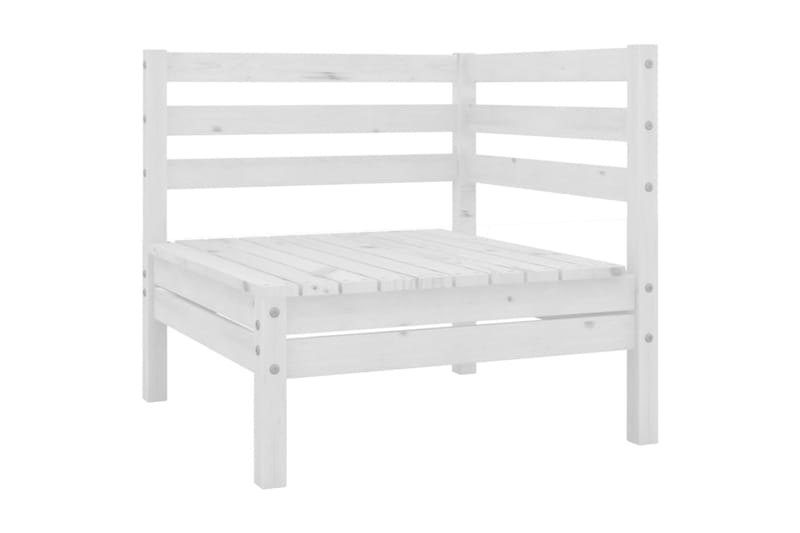Hagesofagruppe 13 deler hvit heltre furu - Hvit - Hagemøbler - Loungemøbler - Loungesett