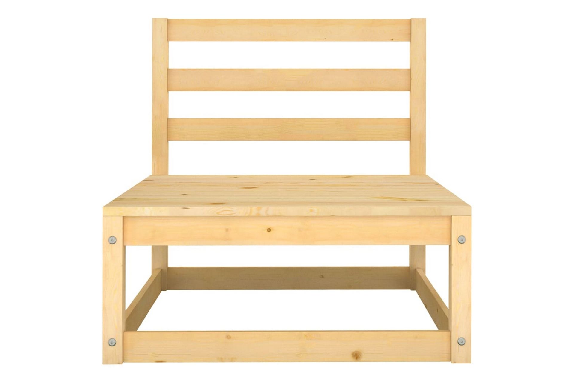 Hagesofagruppe 3 deler heltre furu - Brun - Hagemøbler - Loungemøbler - Loungesett