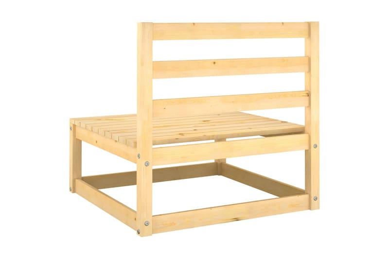 Hagesofagruppe 3 deler heltre furu - Brun - Hagemøbler - Loungemøbler - Loungesett