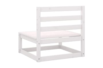 Hagesofagruppe 3 deler hvit heltre furu - Hvit - Hagemøbler - Loungemøbler - Loungesett