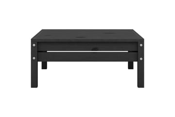 Hagesofagruppe 3 deler svart heltre furu - Svart - Hagemøbler - Loungemøbler - Loungesett