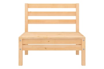 Hagesofagruppe 4 deler heltre furu - Brun - Hagemøbler - Loungemøbler - Loungesett