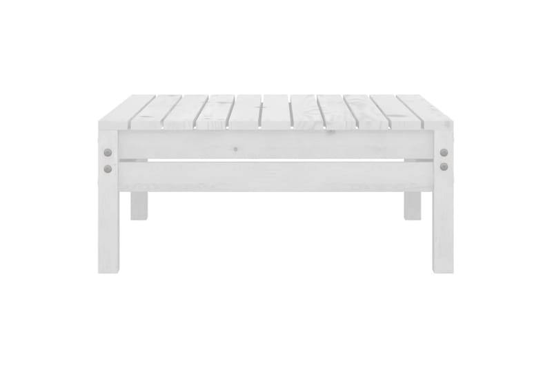 Hagesofagruppe 4 deler heltre furu hvit - Hvit - Hagemøbler - Loungemøbler - Loungesett