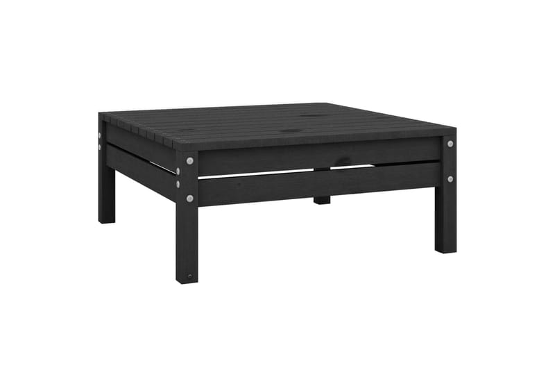 Hagesofagruppe 4 deler svart heltre furu - Svart - Hagemøbler - Loungemøbler - Loungesett