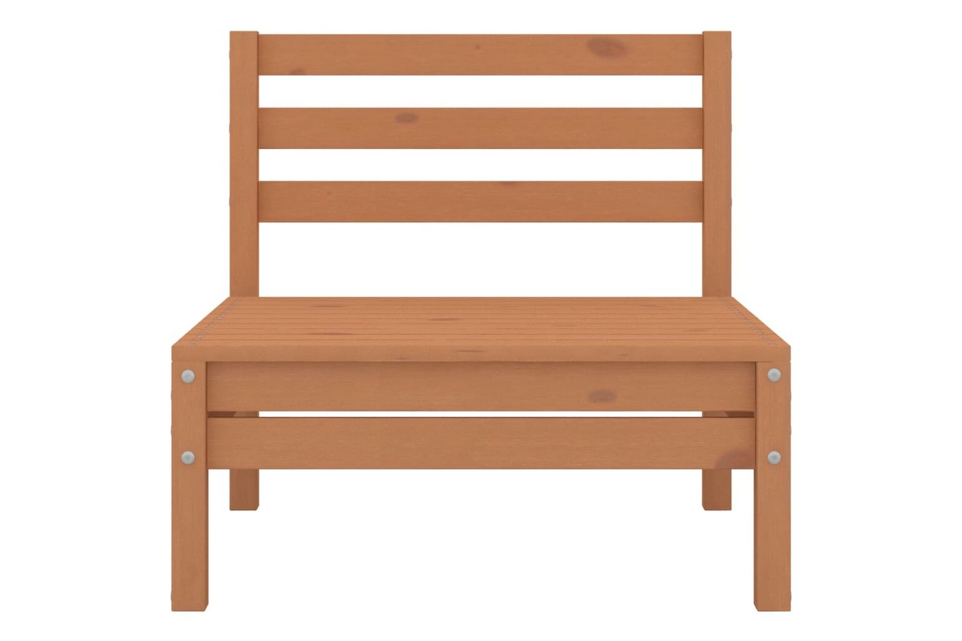 Hagesofagruppe 6 deler honningbrun heltre furu - Brun - Hagemøbler - Loungemøbler - Loungesett