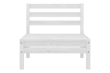Hagesofagruppe 6 deler hvit heltre furu - Hvit - Hagemøbler - Loungemøbler - Loungesett