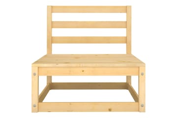 Hagesofagruppe 9 deler heltre furu - Brun - Hagemøbler - Loungemøbler - Loungesett