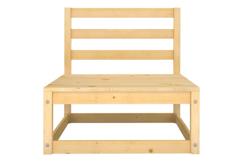 Hagesofagruppe 9 deler heltre furu - Brun - Hagemøbler - Loungemøbler - Loungesett