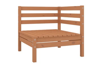 Hagesofagruppe 9 deler honningbrun heltre furu - Brun - Hagemøbler - Loungemøbler - Loungesett