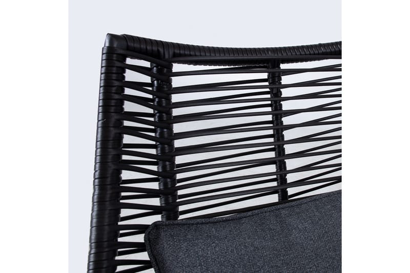 Helsinki Sofagruppe - Svart - Hagemøbler - Loungemøbler - Loungesett
