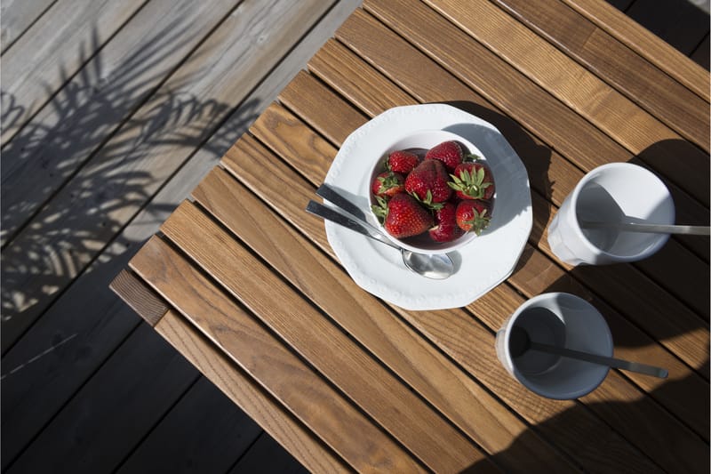 Hillerstorp Gotland Sofagruppe m Bord+Sofa+2 Lenestoler - Hvit/Beige - Hage - Utemiljø - Veranda & terrasse - Verandamøbler