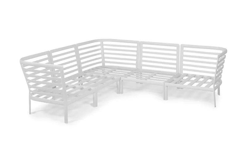 Hillerstorp Lidnäs Sofagruppe - Hvit - Hagemøbler - Loungemøbler - Loungesett