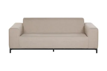 Hughen Loungegruppe 5-seter - Beige / Svart - Hagemøbler - Loungemøbler - Loungesett