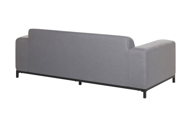 Hughen Loungegruppe 5-seter - Grå / Svart - Hagemøbler - Loungemøbler - Loungesett
