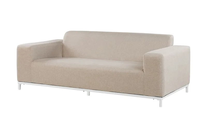 Hughen Loungegruppe 5-seters - Beige - Hagemøbler - Loungemøbler - Loungesett