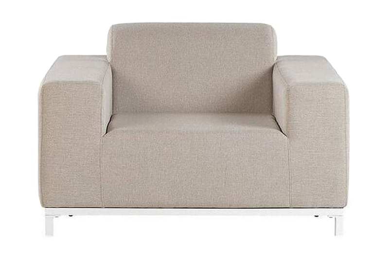 Hughen Loungegruppe 5-seters - Beige - Hagemøbler - Loungemøbler - Loungesett