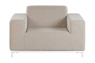 Hughen Loungegruppe 5-seters - Beige - Hagemøbler - Loungemøbler - Loungesett
